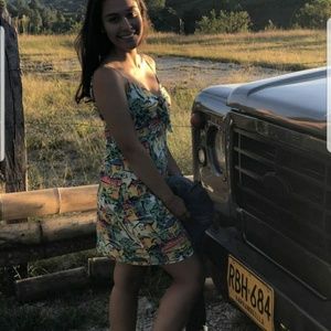 Forever 21 tropical dress.